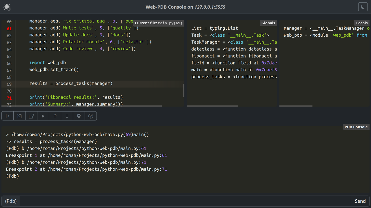 Web-PDB screenshot 2