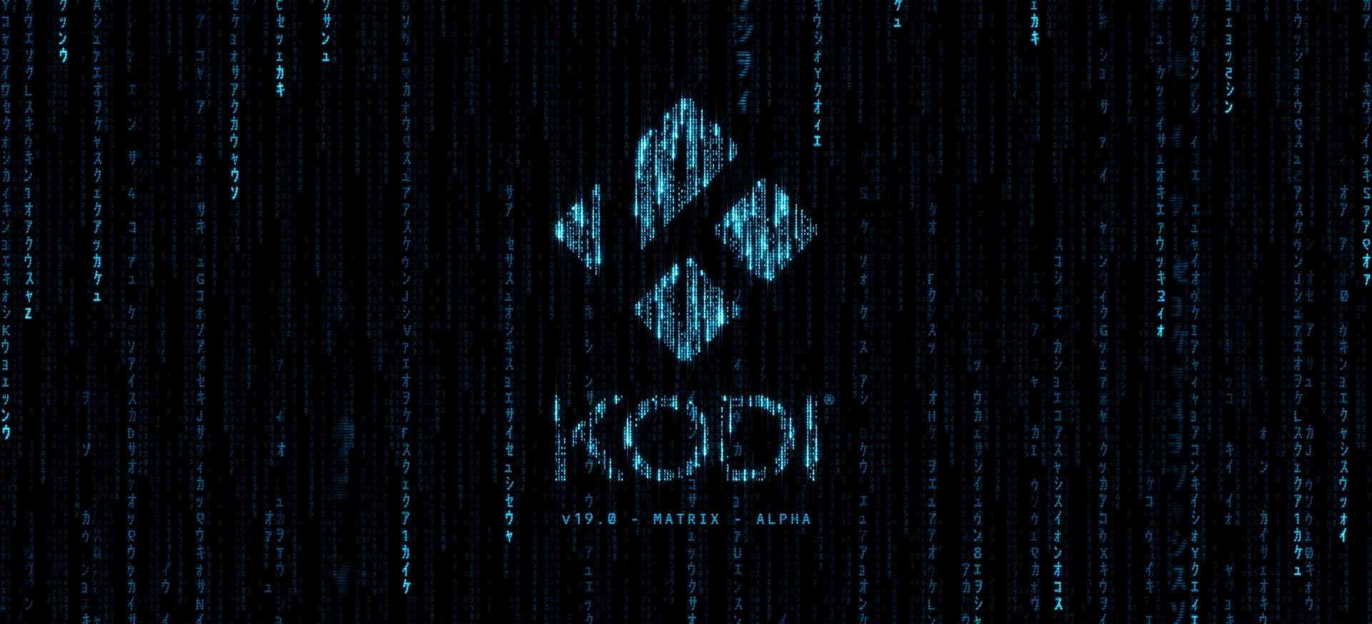 Kodi 19.0 Alpha Splash Screen