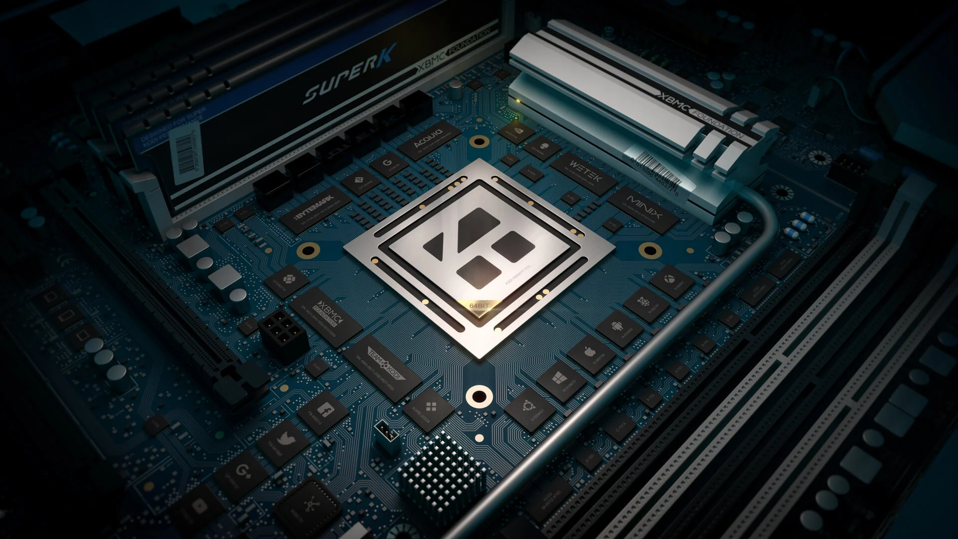 Kodi motherboard wallpaper