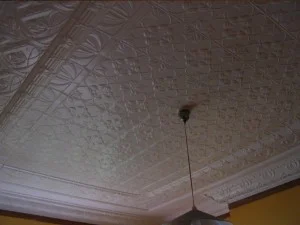 pressed steel ceiling